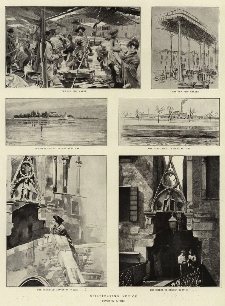  259-Ettore Tito-z3-Scomparendo Venezia 